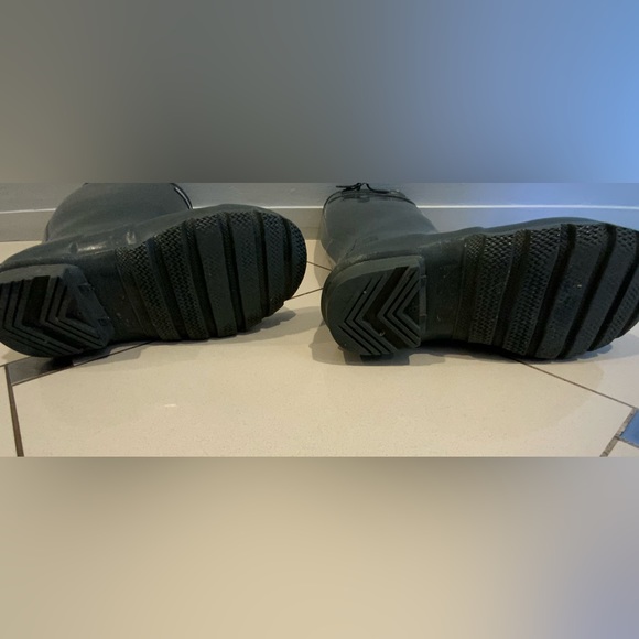 Hunter Original Tall Rainboots. Shiny grey color - Picture 5 of 6